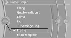 3. Profil auswählen.