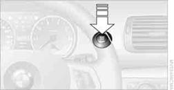 Durch Drücken des Start-/Stopp-Knopfs schalten Sie die Radiobereitschaft oder Zündung ein und aus.
